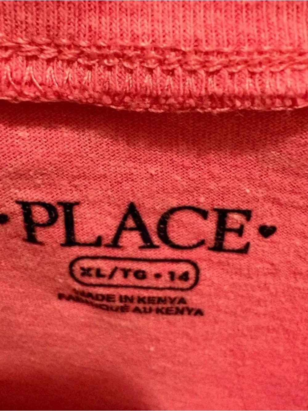 The Children's Place Pink Tropical Heart Tee
